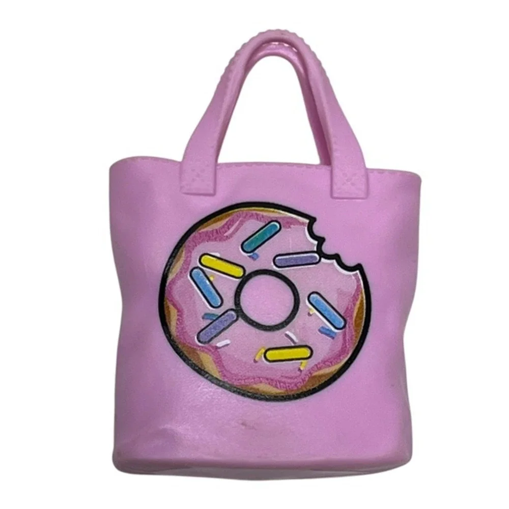 Mattel‎ Donut Kawaii Bag Purse Barbie Fashionista Accessory Diorama Clothing